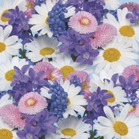 Tovaglioli 33x33 cm - Fresh Spring Flowers Background
