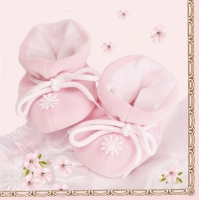 Servietten 33x33 cm - Little Pink Shoes