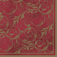 餐巾33x33厘米 - Red & Gold