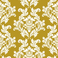 Servietten 33x33 cm - Gold & White Wallpaper