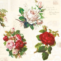 Serwetki 33x33 cm - English Roses