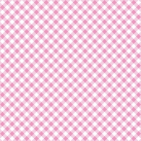 Servietten 33x33 cm - Diagonal Pink Check