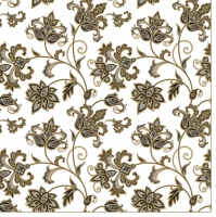 Servilletas 33x33 cm - Floral Oriental Background