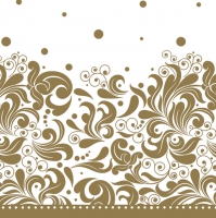 餐巾33x33厘米 - Ornament Gold