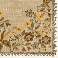 Servetten 33x33 cm - Borowiacki Embroidery Folk
