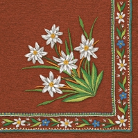 Салфетки 33x33 см - Szarotka Mountain Embroidery Folk