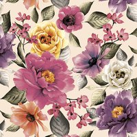 Serviettes 33x33 cm - Blossom Mixture