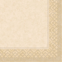 Tissue napkins 33x33 cm - CRAIG creme