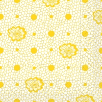 Tissue napkins 33x33 cm - Dion  (gelb)