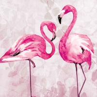 Servilletas 33x33 cm - Flamingo dance