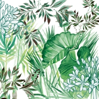 Serviettes 33x33 cm - Tropical Plants