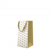 10 gift bags - Just Love gold