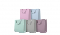 10 gift bags - Medium Mix 1 Monocolor pastel