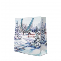 10 gift bags - Winter Village 