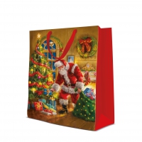 10 gift bags - Santa is Here