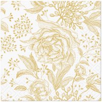 Servilletas 25x25 cm - Rose Peonies