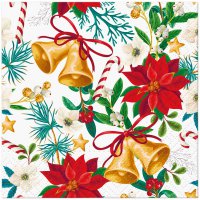 Napkins 25x25 cm - Botanical Noel