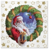 Napkins 33x33 cm - Gift from Santa