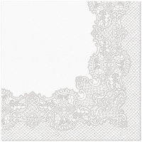 餐巾33x33厘米 - Royal Lace silver 