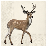 Servietten 33x33 cm - Walking Deer