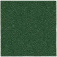 Салфетки 33x33 см - Floral Dark Green