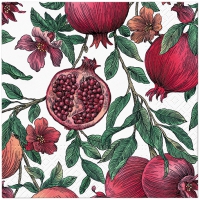 Serviettes 33x33 cm - Pomegranate