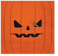 Serviettes 33x33 cm - Pumpkin Face