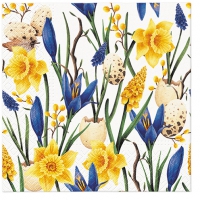 Serviettes 33x33 cm - Muscari with Daffodils