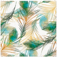 Napkins 33x33 cm - Feather composition