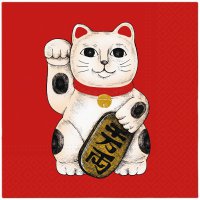 Servilletas 33x33 cm - Maneki Neko