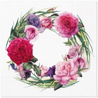 Napkins 33x33 cm - Gorgeous Wreath