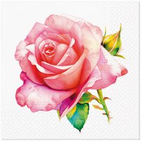Napkins 33x33 cm - Unique Rose
