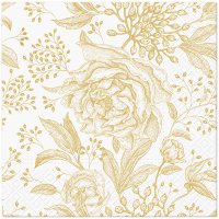 Napkins 33x33 cm - Rose Peonies 