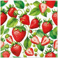 Napkins 33x33 cm - Strawberry Kiss