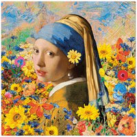 Napkins 33x33 cm - VermeerS Floral Muse