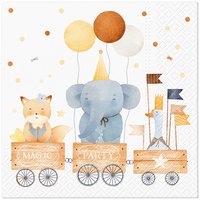 Serviettes 33x33 cm - Train Of Joy