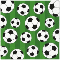 Servietten 33x33 cm - Soccer ball