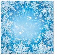 Servilletas 33x33 cm - Frosty Window