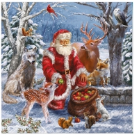 Napkins 33x33 cm - Santas Gifts