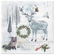 餐巾33x33厘米 - Watercolor Winter