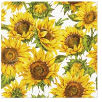 Serviettes 33x33 cm - Dancing Sunflowers