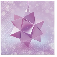 餐巾33x33厘米 - Lavender star bauble
