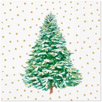 Servilletas 33x33 cm - Frosted Forest Charm