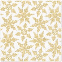Servilletas 33x33 cm - Gold Winter