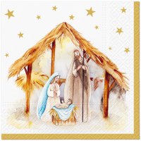 Servilletas 33x33 cm - Holy Family Blessing