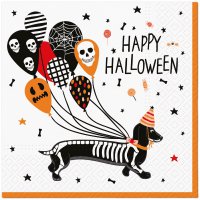 Servietten 33x33 cm - Spooky dachshund