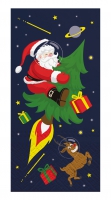 Handkerchiefs - Rocket Santa