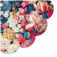 餐巾 - 圆形 - Flower Splendor