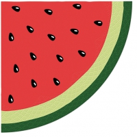 Napkins - Round - Just Watermelon