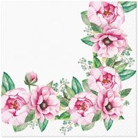 Napkins 33x33 cm - Floral Border